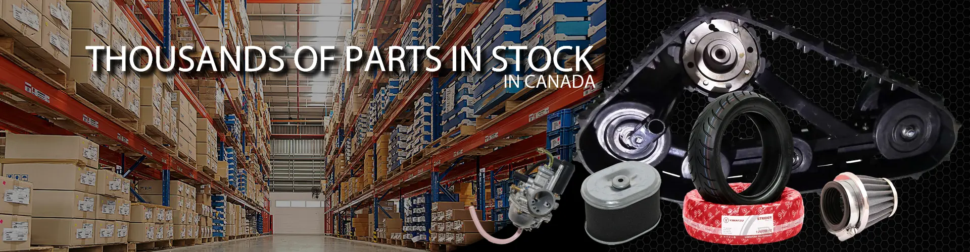 We have Thousands of parts in stock in Canada