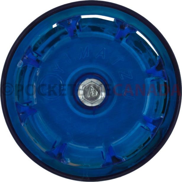 Air Filter - 35mm, Conical, Waterproof, Angled, Yimatzu Brand, Blue - 60A1352BU - PBC75F1