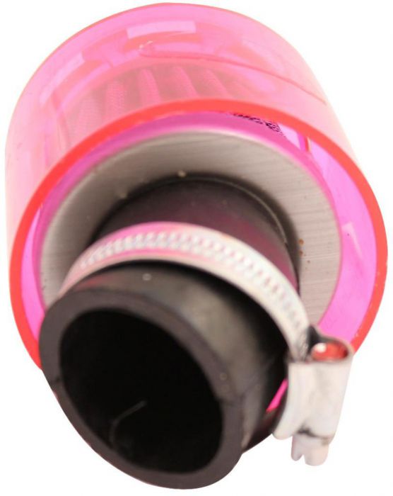 Air Filter - 35mm, Conical, Waterproof, Angled, Yimatzu Brand, Red - 60A1352RD - PBC37F1
