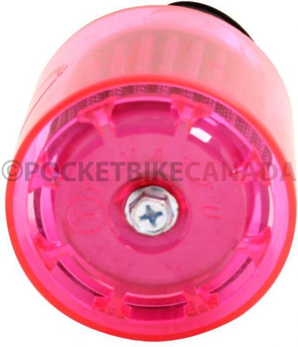 Air Filter - 35mm, Conical, Waterproof, Angled, Yimatzu Brand, Red - 60A1352RD - PBC37F1