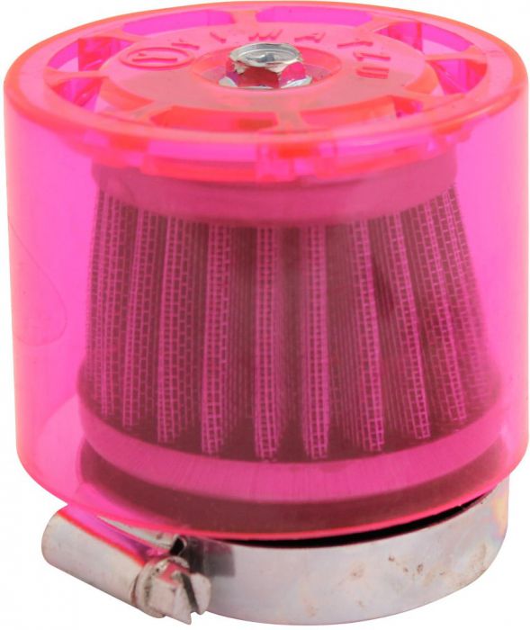 Air Filter - 35mm, Conical, Waterproof, Straight, Yimatzu Brand, Red - 60A1350RD - PBC74F1