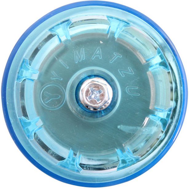 Air Filter - 38mm to 40mm, Conical, Waterproof, Straight, Yimatzu Brand, Blue - 60A1360BU - PBC78F1