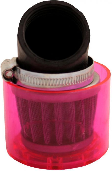 Air Filter - 41mm to 43mm, Conical, Waterproof, Angled, Yimatzu Brand, Red - 60A1372RD - PBC86F1