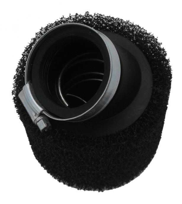 Air Filter - 41mm to 43mm, Sponge, Angled, Yimatzu Brand, Black - 60A2420BK - PBC45F1