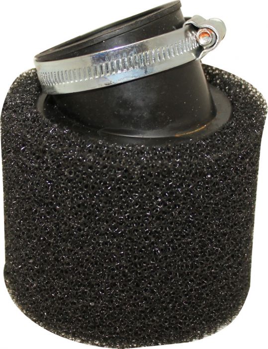 Air Filter - 44mm, Sponge, Angled, Yimatzu Brand, Black - 60A2440BK - PBC73F1