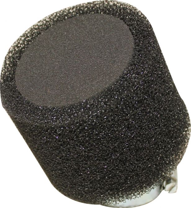 Air Filter - 44mm, Sponge, Angled, Yimatzu Brand, Black - 60A2440BK - PBC73F1