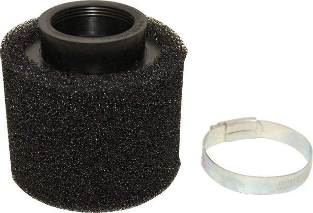 Air Filter - 44mm, Sponge, Straight, Yimatzu Brand, Black - 60A2442BK - PBC69F1