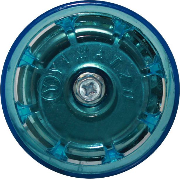 Air Filter - 44mm to 46mm, Conical, Waterproof, Straight, Yimatzu Brand, Blue - 60A1380BU - PBC95F1