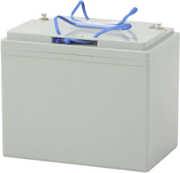 Battery - EV12750 / 6-DCM-75 / 6-DZM-75 / 6-FM-75, Group 24, AGM, 12V 75Ah, Yimatzu, Threaded Terminals - PBCBATEV1F1