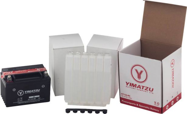 Battery - GTX12A-BS Yimatzu, AGM, Maintenance Free - BATMF1212A - PBC139EF1