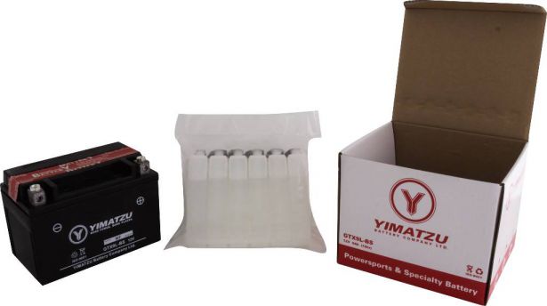 Battery - GTX9L-BS Yimatzu, AGM, Maintenance Free - PBCBATMF1F1