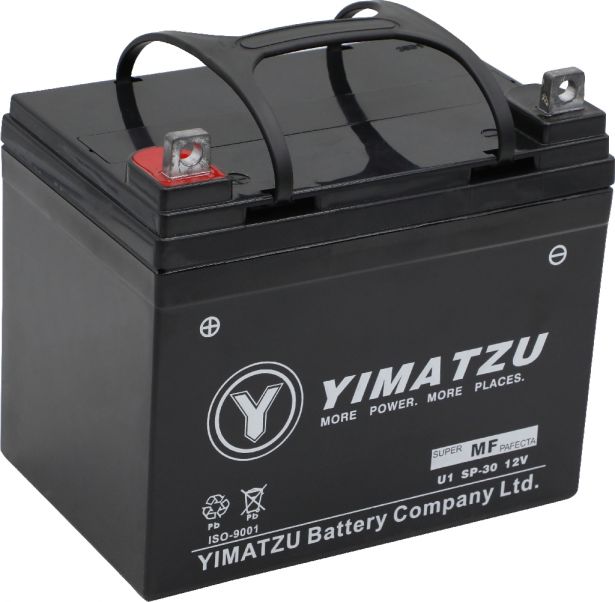 Battery - U1 SP-40 Yimatzu, Maintenance Free - BATMF1240U1 - PBC108EF1