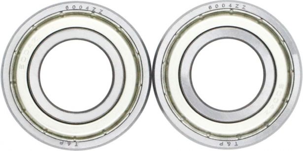 Bearing - 6004ZZ / 6104ZZ (2 pc set) 42x20x12 - BRG6004ZZ - PBC208F1