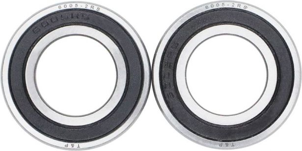 Bearing - 6005-2RS / 6105-2RS (2 pc set) 47x25x12 - BRG6005-2RS - PBC140F1