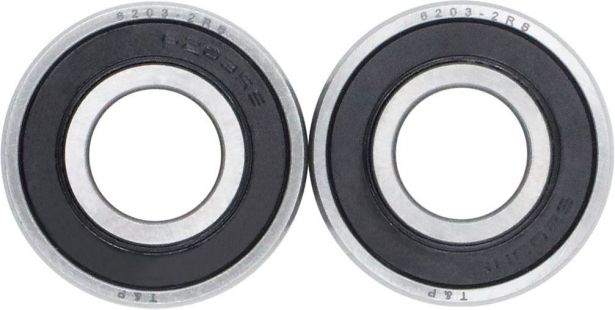 Bearing - 6203-2RS (2 pc set) 40x17x12 - BRG6203-2RS - PBC183F1