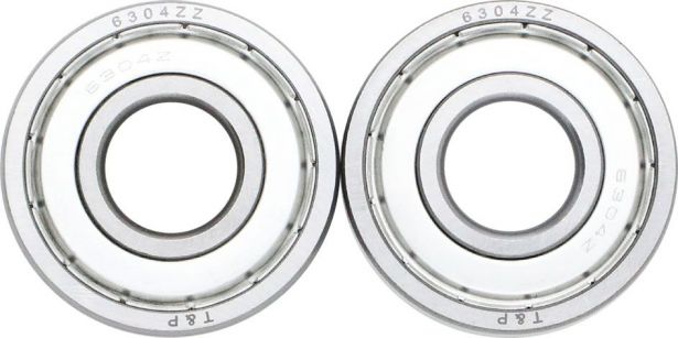 Bearing - 6304ZZ (2 pc set) 52x12x15 - BRG6304ZZ - PBC116F1