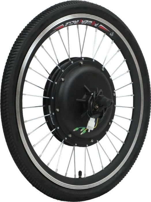 Bicycle Rim and Tire Set - 750W, 48V Hub, 22x1.75 Tire  - PBC34029FF1