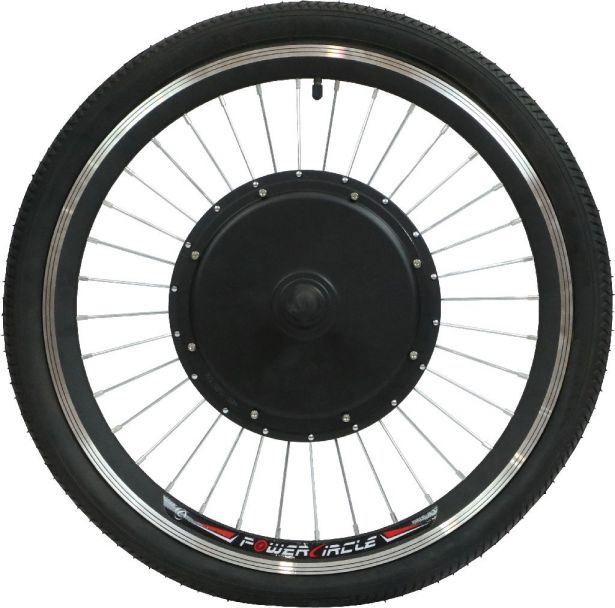 Bicycle Rim and Tire Set - 750W, 48V Hub, 22x1.75 Tire  - PBC34029FF1