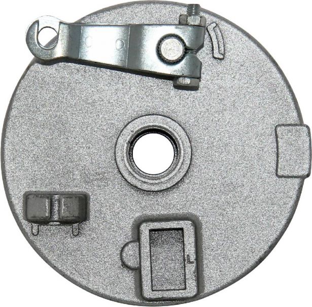 Brake Hub - Drum Brake Backing Plate, 50cc to 250cc - 90D5116 - PBC730F1