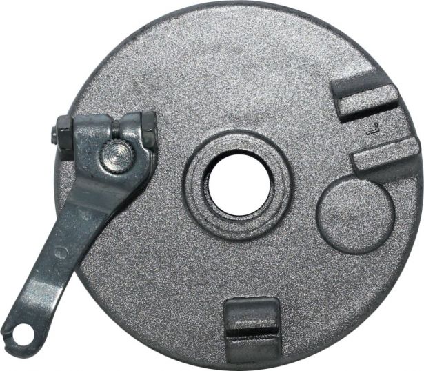 Brake Hub - Drum Brake Backing Plate & Brake Shoes, Left Side - 90D5110 - PBC696F1