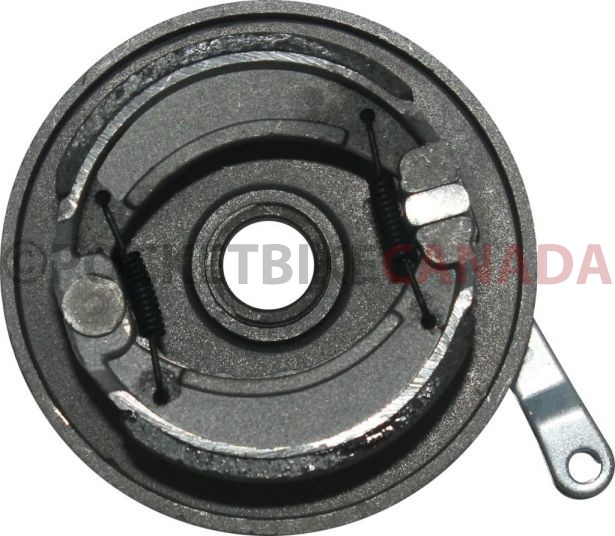 Brake Hub - Drum Brake Backing Plate & Brake Shoes, Left Side - 90D5110 - PBC696F1