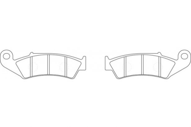Brake Pads - FA185, 50cc to 250cc - 90A1014 - PBC745F1