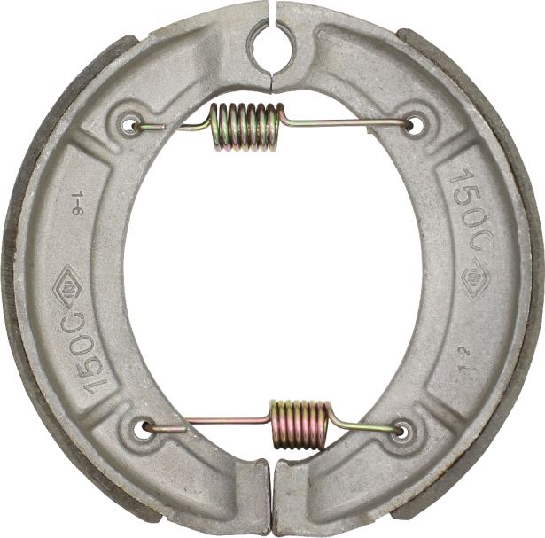 Brake Shoe - 250cc, 400cc, Jianshe, Rear Brake Shoe, Drum Brakes - 90A5045 - PBC714F1