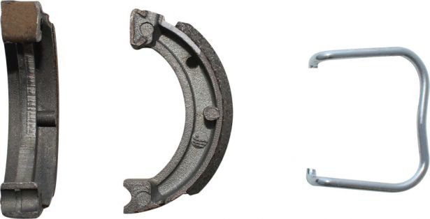 Brake Shoe - Yamaha PW50, Front and Rear Brake Shoe, Drum Brakes - 90A5040 - PBC709F1