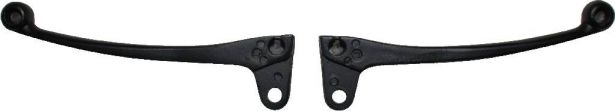 Brake & Clutch Lever Set - Aluminum, Dirt Bike, Black - LVR3230BK - PBC2984F1