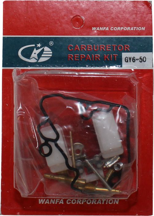 Carburetor Rebuild Kit - Carburetor Repair Kit, GY6-50 - 80A9500 - PBC1001F1