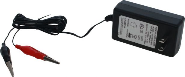 Charger - 12V, 0.8A, Alligator Clips, Trickle Charger - CHG1208AS - PBC1896F1
