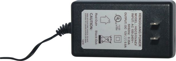 Charger - 12V, 0.8A, Alligator Clips, Trickle Charger - CHG1208AS - PBC1896F1