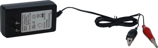Charger - 12V, 1A, Alligator Clips, Trickle Charger - CHG1210AS - PBC1901F1