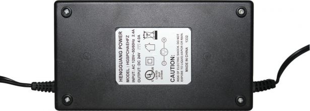 Charger - 24V, 4A, 3-Pin Inline Plug (Female DIN) - CHG2440FS - PBC1845F1