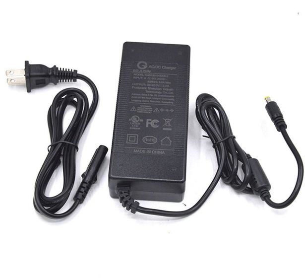 Charger - 36V, 2A, DC 5.5*2.1 (5.5mm x 2.1mm) Connector & Wall Plug, Lithium, UL / ULC - CHG3620DC5521L - PBC1579EF1