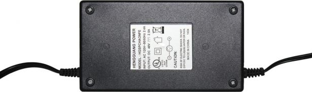 Charger - 48V, 2.5A, 3-Pin Inline Plug (Female DIN) - CHG4825FS - PBC1902F1