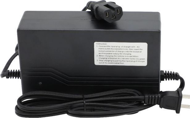 Charger - 72V, 2.5A, T-Prong Plug with C13, Lithium - CHG7225TLF1