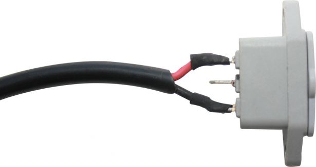 Charger Plug/Port - Electric Scooter, 3 Prong, 2 Wire - 10A9050 - PBC2225F1