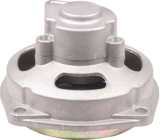 Clutch - Clutch Bell with Chain Cover, M8 & M10, Chrome - 30A4110 - PBC1293F1