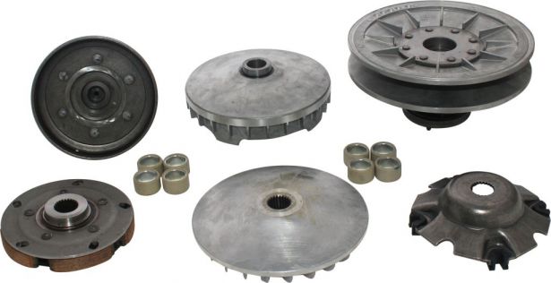 Clutch - Complete Assembly, Torque Convertor, Variator, Clutch Weight, Linhai, 600cc - 30A3360 - PBC1315F1