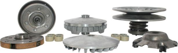 Clutch - Complete Assembly, Torque Convertor, Variator, Clutch Weight, Linhai, 600cc - 30A3360 - PBC1315F1