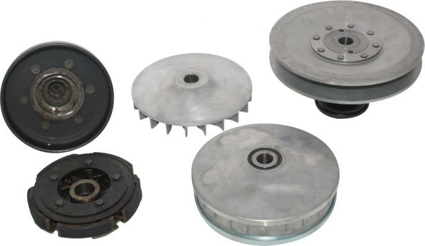 Clutch - Complete Assembly, Torque Convertor, Variator, Clutch Weight, Yamaha, Hisun, 400cc - 30A3340 - PBC1334F1