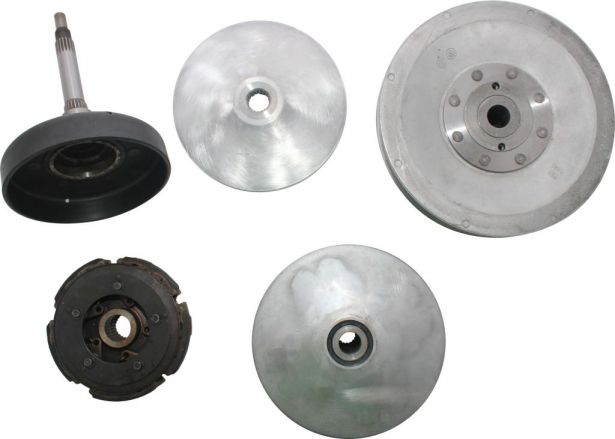 Clutch - Complete Assembly, Torque Convertor, Variator, Clutch Weight, Yamaha, Hisun, 400cc - 30A3340 - PBC1334F1