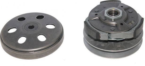 Clutch - Drive Pulley with Clutch Bell, Linhai, 400cc, ATV - 30A3725 - PBC1224F1