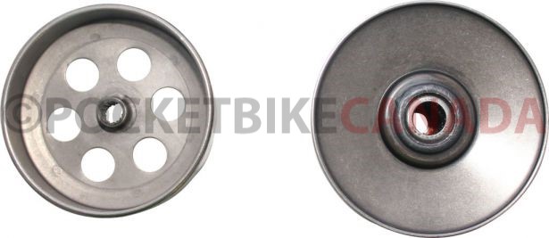 Clutch - Drive Pulley with Clutch Bell, Yamaha, MIO 110, 16 Spline - 30A3707 - PBC1260F1