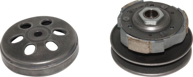 Clutch - Driven Pulley with Clutch Bell, Honda, 125cc, 19 Spline - 30A3710 - PBC1244F1