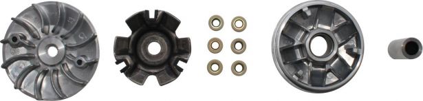 Clutch - Variator, GY6, 125cc to 150cc, 19 Spline - 30A3611 - PBC1343F1