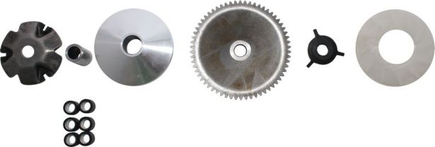 Clutch - Variator, GY6, 50cc, 26 Spline - 30A3600 - PBC1305F1