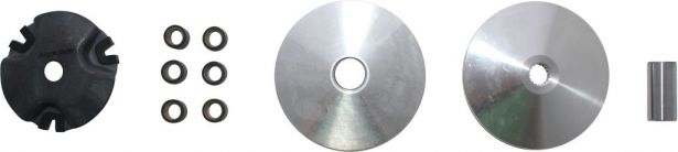 Clutch - Variator, Yamaha, 50cc, 4 Stroke, 17 Spline - 30A3604 - PBC1323F1