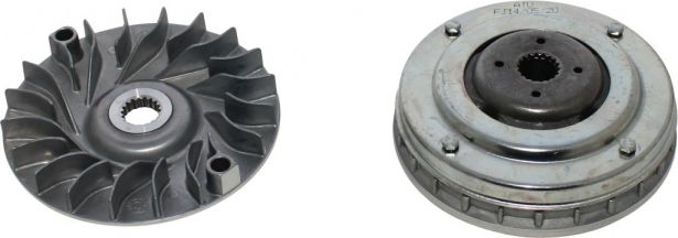 Clutch - Variator, Yamaha, Majesty 250, 18 Spline - 30A3614 - PBC1216F1